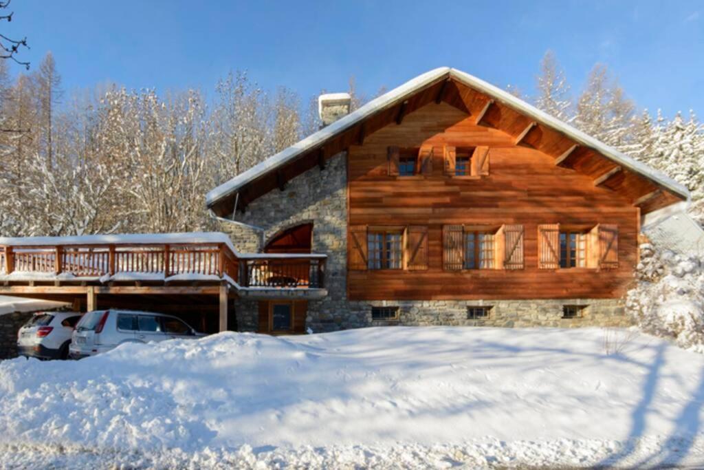 Le Mont Milo, navette privative, sauna, balnéo, vue, sdj Briançon Extérieur photo